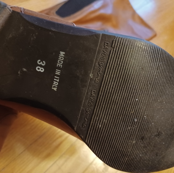 ⚡️SALE⚡️Davos Gomma Brown Leather Knee High Boots - Picture 12 of 13